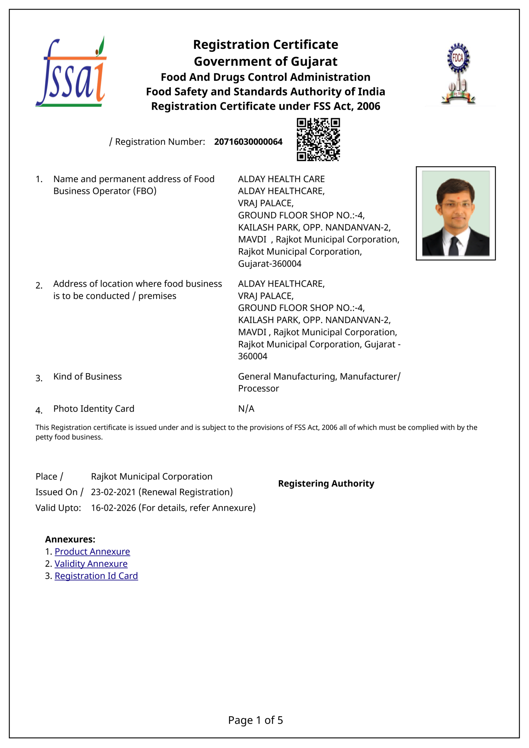 FDCA CERTIFICATE-2021-1