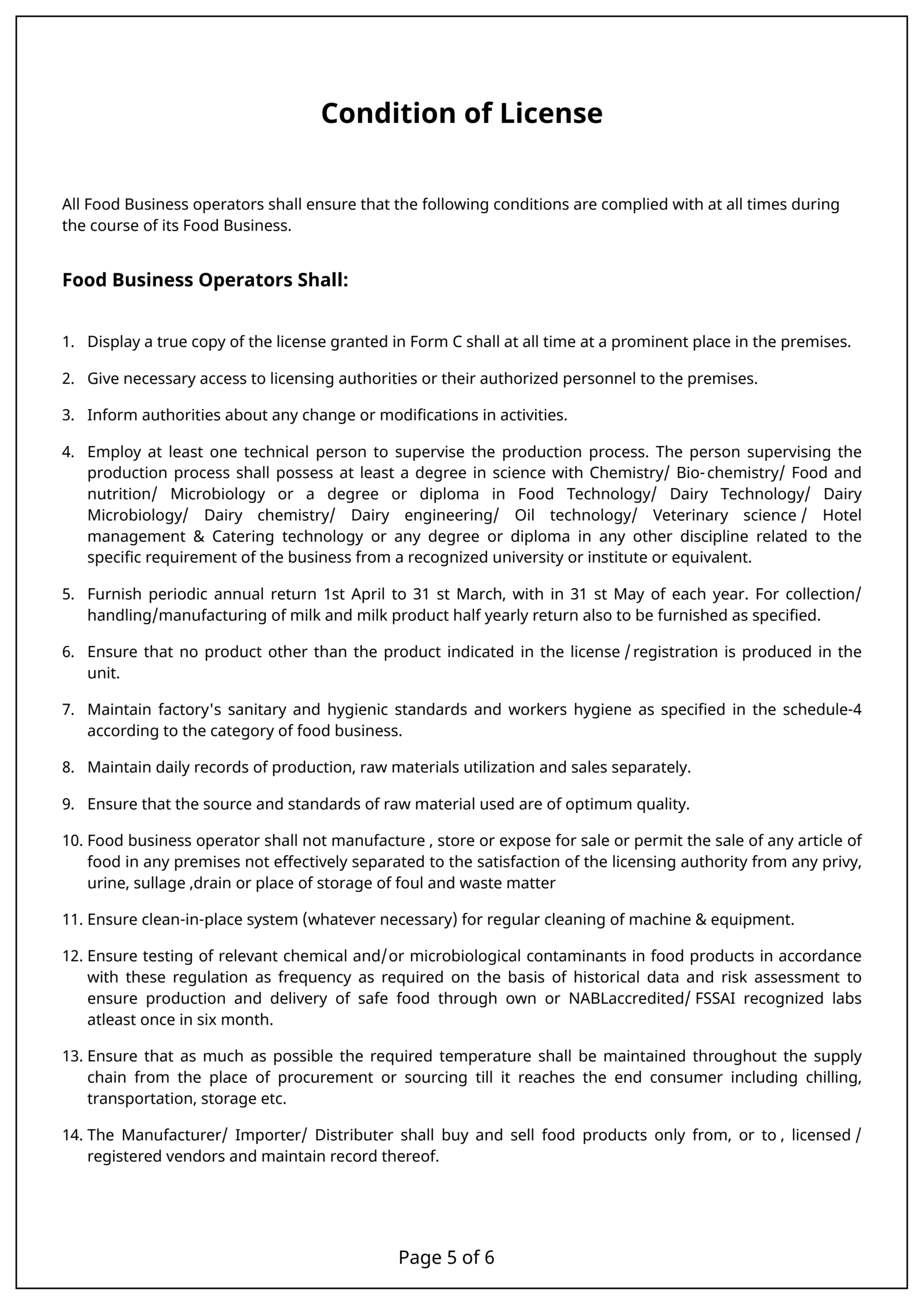 YASHODA FSSAI State License-5